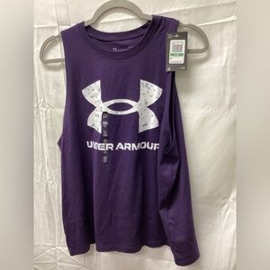 Under Armour Loose Fit Graphic Logo Tank Top